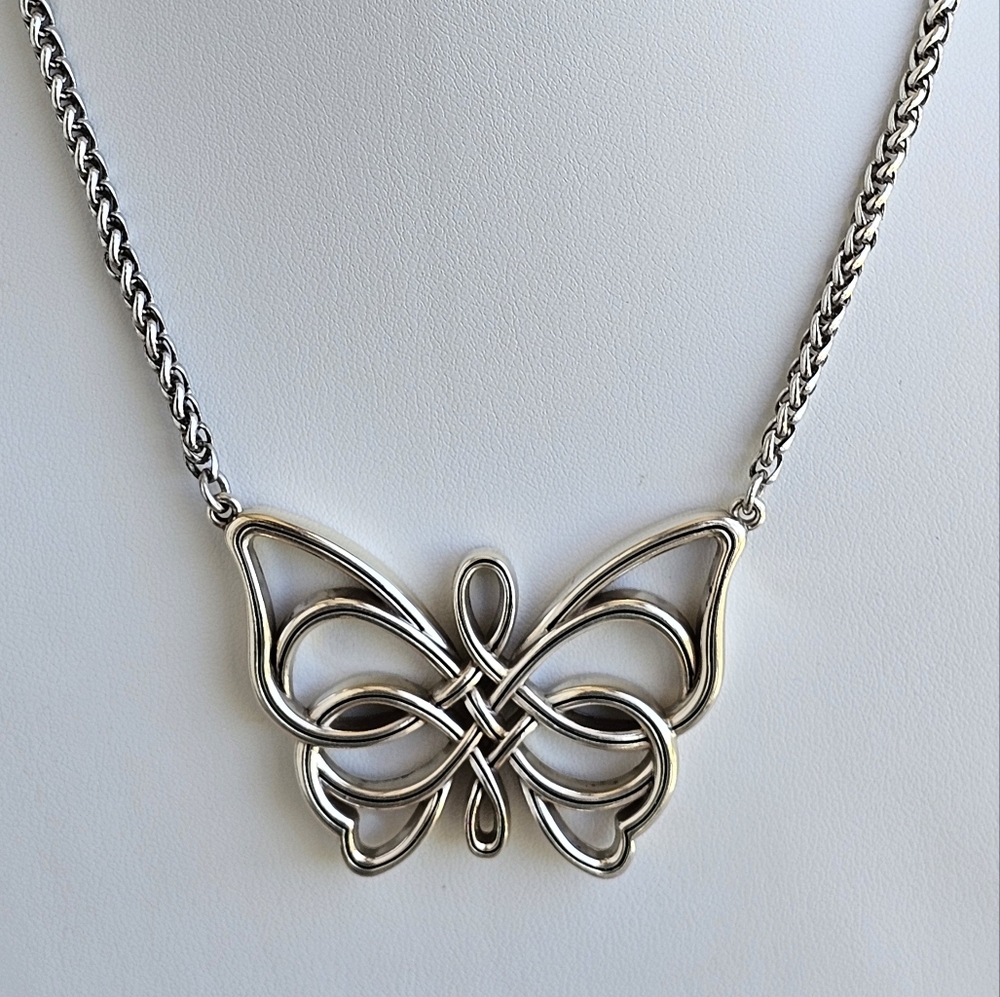 Brighton Collectibles Jewelry Interlock Unity Necklace Celtic Knot Hard To Find